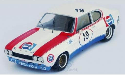 Ford Capri 1/43 Trofeu MKI RS 2600 No.19 Pepsi 4h Monza 1973 A.R.Gimenez/J.Mesia modellino in miniatura