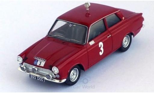 Ford Cortina 1/43 Trofeu MKI GT RHD No.3 RAC Rallye 1964 V.Elford/D.Stone modellino in miniatura