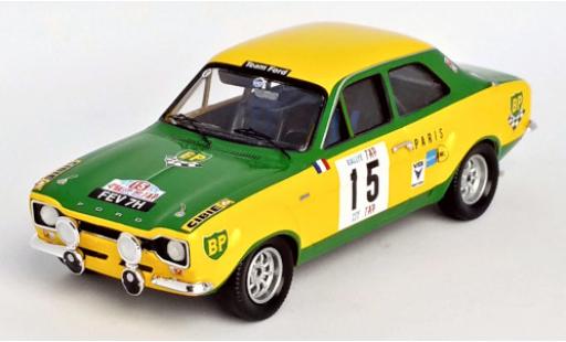 Ford Escort 1/43 Trofeu MK I No.15 BP Rallye WM Rallye Portugal 1970 J.F.Piot/F.Murac modellino in miniatura