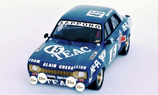 Ford Escort 1/43 Trofeu MK I No.45 Teac 24h Spa 1975 D.Brillat/M.Noe modellino in miniatura