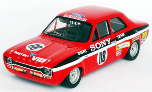 Ford Escort 1/43 Trofeu MK I RHD No.118 Sony Coupes Benelux Zandvoort 1971 Y.Fontaine modellino in miniatura