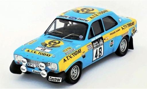 Ford Escort 1/43 Trofeu MK I RS 1600 RHD No.48 RAC Rallye 1973 R.Brookes/J.Brown modellino in miniatura