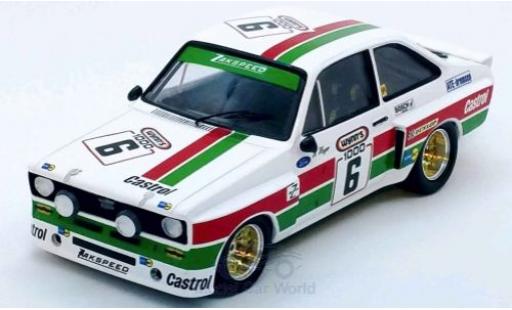 Ford Escort 1/43 Trofeu MK II No.6 Zakspeed Castrol 1000 Km Kyalami 1975 H.Heyer/J.Mass/P.Hennige modellino in miniatura