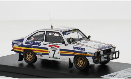 Ford Escort 1/43 Trofeu MK II Rally Bandama 1981 #7 1:43 modellino in miniatura