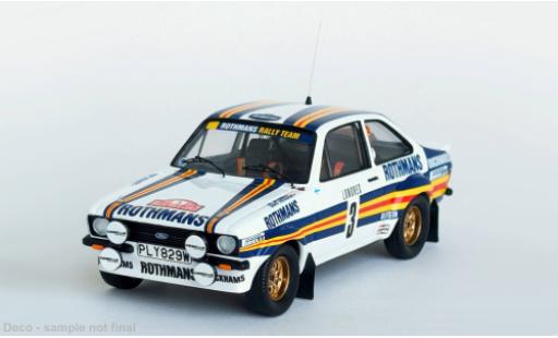 Ford Escort 1/43 Trofeu MK II Rally Monte Carlo 1981 #3 1:43 modellino in miniatura