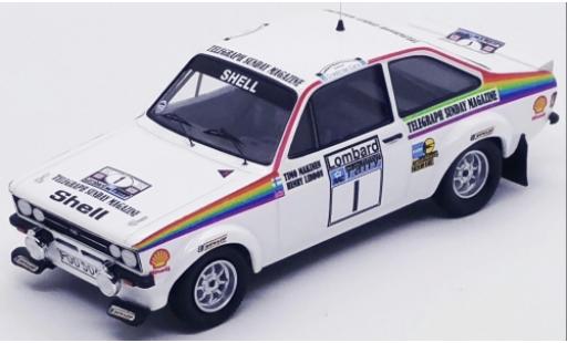 Ford Escort 1/43 Trofeu MK II RS 1800 No.1 Rallye WM RAC Rallye 1976 T.Makinen/H.Liddon modellino in miniatura