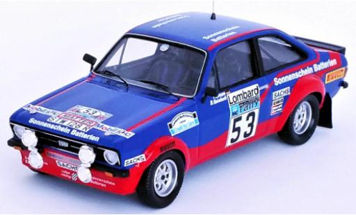 Ford Escort 1/43 Trofeu Mk II RS 1800 No.53 Sonnenschein Batterien Rallye WM RAC Rallye 1977 R.Hainbach/P.Linzen modellino in miniatura