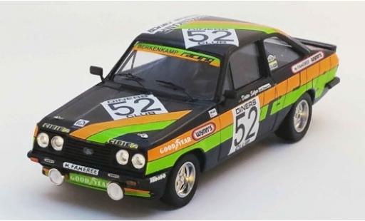 Ford Escort 1/43 Trofeu Mk II RS2000 No.52 Berkenkamp Racing 24h Spa 1979 A.Beauchef/D.Selzer/K.Mauer modellino in miniatura