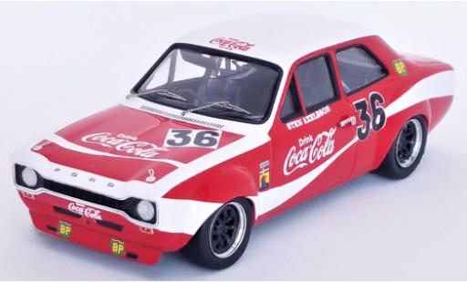 Ford Escort 1/43 Trofeu MK1 No.36 Mantorp Park 1972 S.Axelsson modellino in miniatura