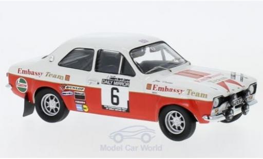 Ford Escort 1/43 Trofeu MK1 No.6 Embassy RAC Rallye 1971 R.Clark/J.Porter modellino in miniatura