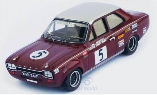 Ford Escort 1/43 Trofeu MKI 1300 GT RHD No.5 Trophee de LAvenir Zolder 1968 Y.Fontaine modellino in miniatura