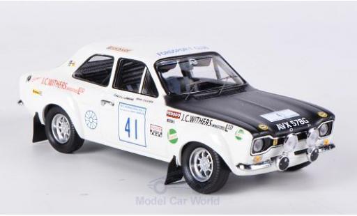 Ford Escort MKI 1/43 Trofeu MKI 1600 TC No.41 Withers of Winsford Rallye Großbritannien 1971 modellino in miniatura