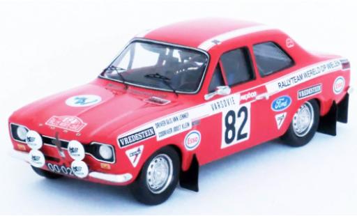 Ford Escort 1/43 Trofeu MkI No.82 Rallyteam Wereld Op Wielen Rally Monte Carlo 1972 G.van Lennep/J.Klein modellino in miniatura