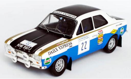 Ford Escort 1/43 Trofeu MkI RS 1600 No.22 Daily Express RAC Rallye 1970 R.Clark/J.Porter modellino in miniatura