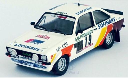 Ford Escort 1/43 Trofeu MKII No.19 Rallye WM Rally Portugal 1982 M.Silva/R.Bevilacqua modellino in miniatura