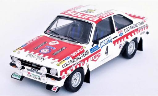 Ford Escort 1/43 Trofeu MkII No.4 Colt Racing Team 1000 Lakes Rallye 1975 T.Makinen/H.Liddon modellino in miniatura