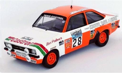 Ford Escort 1/43 Trofeu MkII RHD No.28 Team Castrol Castrol RAC Rally 1978 M.Wilson/R.Palmer modellino in miniatura