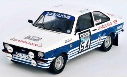 Ford Escort 1/43 Trofeu MkII RS 1800 No.54 Diabolique Rallye WM RAC Rallye 1980 R.Cid/M.Oliveira modellino in miniatura