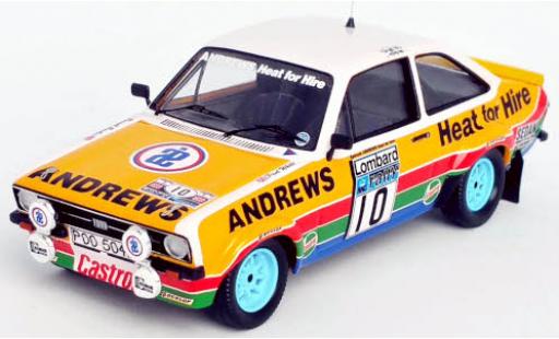 Ford Escort 1/43 Trofeu MkII RS 1800 RHD No.10 Andrews Rallye WM RAC Rally 1979 R.Brookes/P.White modellino in miniatura