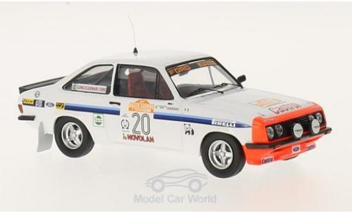 Ford Escort MKI 1/43 Trofeu MKII RS 2000 No.20 Rallye WM Rallye San Remo 1979 A.Presotto/M.Sghedoni modellino in miniatura