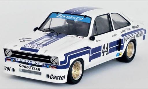 Ford Escort 1/43 Trofeu MKII RS No.44 Zakspeed Europa Möbel DRM Norisring 1976 K.Ludwig modellino in miniatura