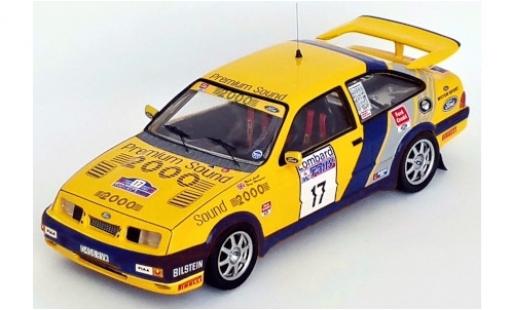 Ford Sierra 1/43 Trofeu RS Cosworth No.17 Rallye WM RAC Rally 1988 M.Lovell/T.Harryman modellino in miniatura