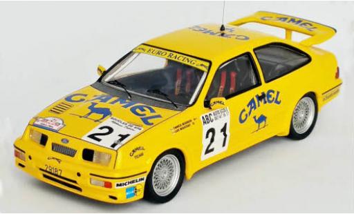 Ford Sierra 1/43 Trofeu RS Cosworth No.21 Euro Racing Camel Boucles de Spa 1989 Y.Bodson/L.Bouchat modellino in miniatura