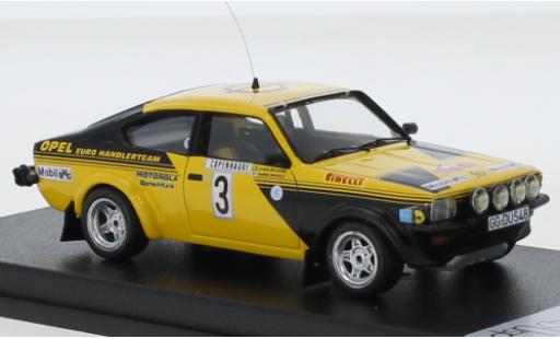 Opel Kadett 1/43 Trofeu C GT/E No.3 Euro Händlerteam Rallye WM Rallye Monte Carlo 1976 H.Mikkola/C.Billstam modellino in miniatura