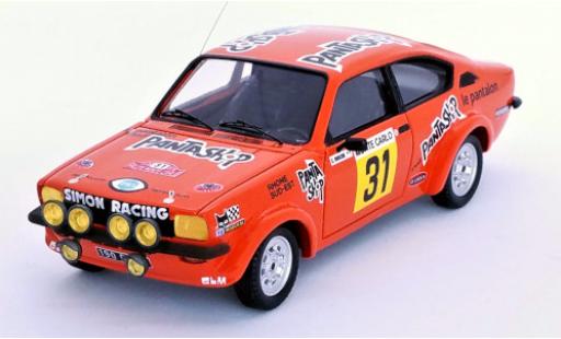 Opel Kadett 1/43 Trofeu GT/E No.31 Pantashop Rallye WM Rally Monte Carlo 1978 C.Dorche/J.B.Vieu modellino in miniatura