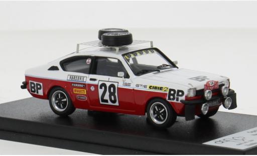 Opel Kadett 1/43 Trofeu GT/E Rally Monte Carlo 1977 #28 1:43 modellino in miniatura