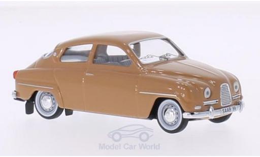 Saab 96 1/43 Trofeu marroneee modellino in miniatura