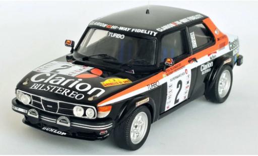 Saab 99 1/43 Trofeu No.2 Boucles de Spa 1980 S.Blomqvist/B.Cederberg modellino in miniatura