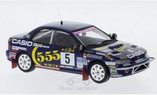 Subaru Impreza 1/43 Trofeu 4x4 Turbo No.5 555 Rallye WM Safari Rallye 1995 R.Burns/R.Reid modellino in miniatura