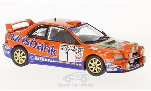 Subaru Impreza WRC 1/43 Trofeu S4 WRC98 No.1 Norisbank Rallye DM Rallye Deutschland 2000 mit Zusatzscheinwerfer A.Kremer/K.Wicha modellino in miniatura