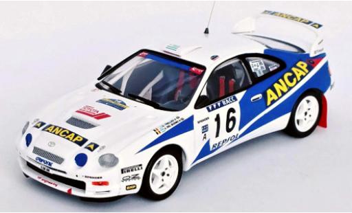 Toyota Celica 1/43 Trofeu GT Four No.16 Ancap Rally WM Rally Catalunya 1995 G.Trelles/J.Del Buono modellino in miniatura