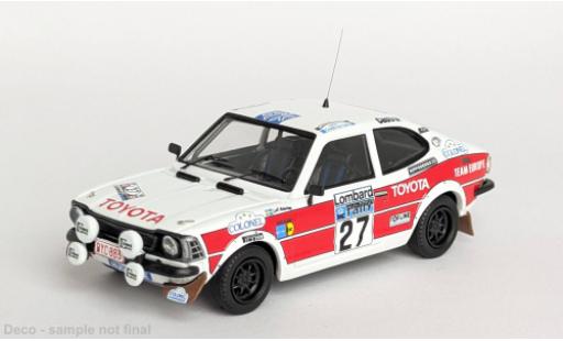 Toyota Corolla 1/43 Trofeu Levin RAC Rally 1977 #27 1:43 modellino in miniatura