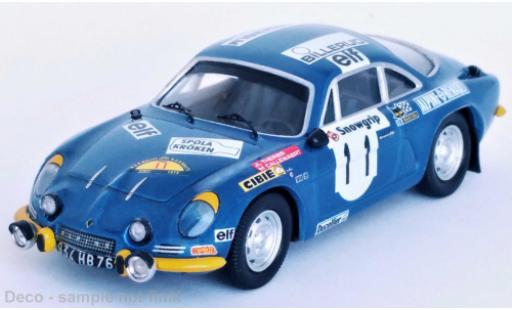 Alpine A110 1/43 Trofeu Renault No.11 Rallye WM Rallye Suède 1973 modellino in miniatura