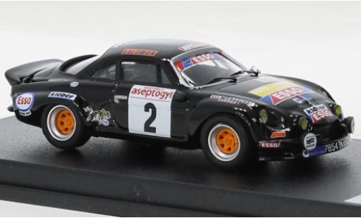 Alpine A110 1/43 Trofeu Renault No.2 Rally du Mont Blanc 1976 modellino in miniatura