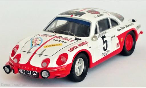 Alpine A110 1/43 Trofeu Renault No.5 Rallye Ypres 1973 modellino in miniatura