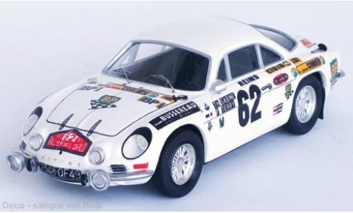 Alpine A110 1/43 Trofeu Renault No.62 Rallye WM Rallye Monte Carlo 1973 modellino in miniatura