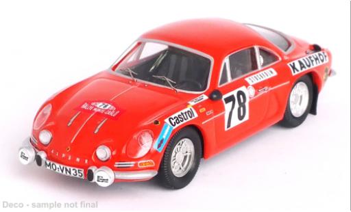 Alpine A110 1/43 Trofeu Renault No.78 Rallye WM Rallye Monte Carlo 1975 modellino in miniatura