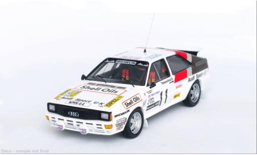 Audi Quattro 1/43 Trofeu No.11 Rallye WM Rallye Suède 1985 modellino in miniatura