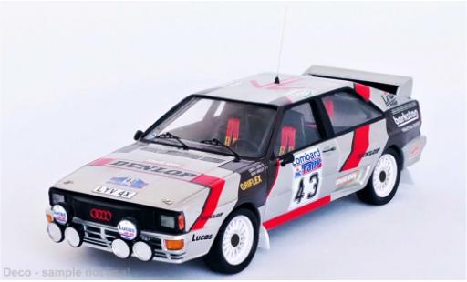 Audi Quattro 1/43 Trofeu No.43 Rallye WM RAC Rallye 1985 modellino in miniatura