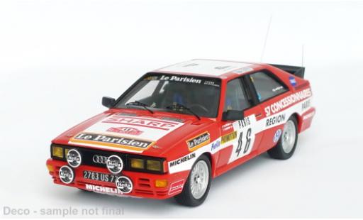 Audi Quattro 1/43 Trofeu No.46 Rallye WM Rallye Monte Carlo 1982 modellino in miniatura