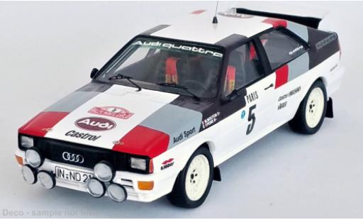 Audi Quattro 1/43 Trofeu No.5 Rallye WM Rallye Monte Carlo 1982 modellino in miniatura