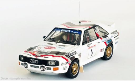 Audi Sport Quattro 1/43 Trofeu Sport quattro No.1 Rallye Manx 1984 modellino in miniatura