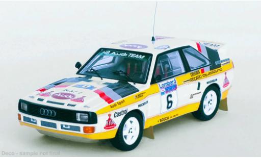 Audi Sport Quattro 1/43 Trofeu Sport quattro No.6 HB Team HB Rallye WM RAC Rallye 1984 modellino in miniatura