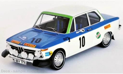 Bmw 2002 1/43 Trofeu ti No.10 Rallye Acropolis 1972 modellino in miniatura