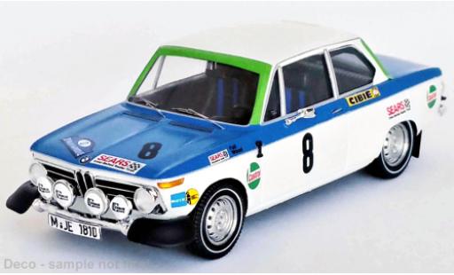 Bmw 2002 1/43 Trofeu ti No.8 Rallye Acropolis 1972 modellino in miniatura