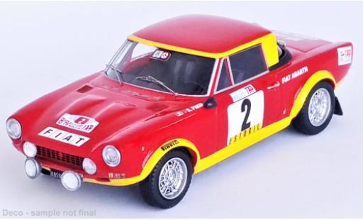 Fiat 124 1/43 Trofeu Abarth Rallye No.2 Rallye WM Rallye Portugal 1974 modellino in miniatura